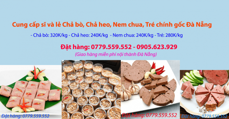Chả bò Đà Nẵng - Chả bò Huyền Trâm